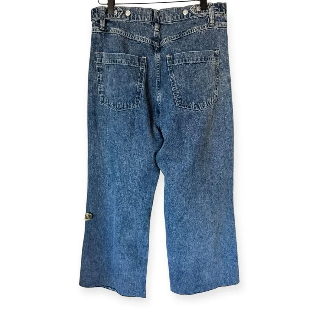 Free People We The Free Luca Super Slouch Pleated Jeans